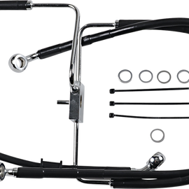 Brake Line - +2" - Black - XL