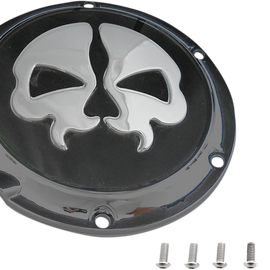 Split Skull Derby Cover - Black