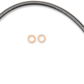 Black Pearl Brake Line - 10mm/180° - 26"