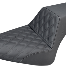 Step Up Seat - Lattice Stitched - Black - FLS3864