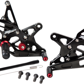 MGP Rearset - Black - Kawasaki