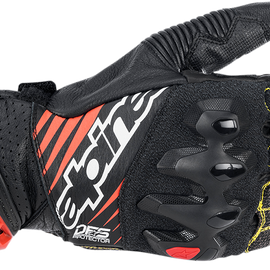 GP Tech S Gloves - Black/White/Red -  Medium