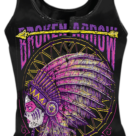 Women's Tank Top - Broken Arrow - Black - Small