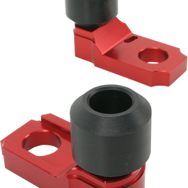 Axle Block Sliders - Triumph - Red