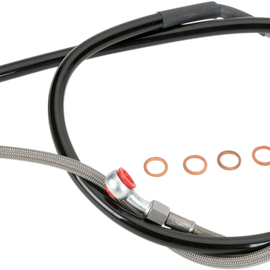 Brake Line - Front - Stainless Steel - Yamaha