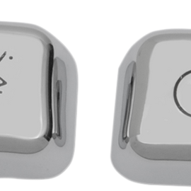 Turn Signal Switch Extension Caps - '14-'19 - Chrome