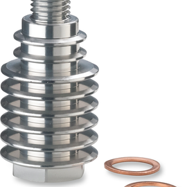 Rear Brake Caliper Cooler - Silver