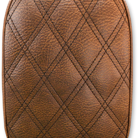 Lattice Stitched Pad - Brown -  7"