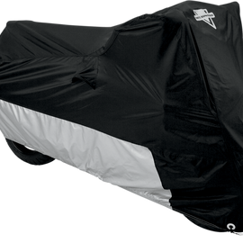 Motorcycle Cover - Black/Silver - Large