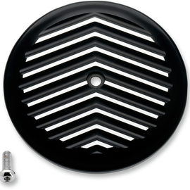 V-Fin Air Cleaner Cover - Black/Silver