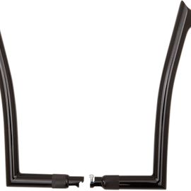 Black 14" Pointed Top Handlebar