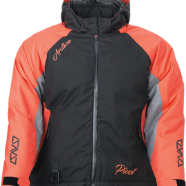 Women's Pivot 5 Hooded Jacket - Coral - Medium