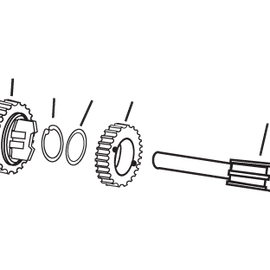 4-Speed Mainshaft