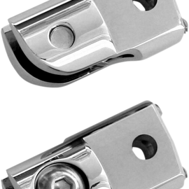 Rear Footpeg Adapter - Chrome