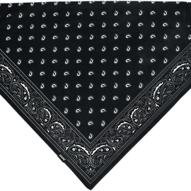 SportFlex® Bandana - Black Paisley