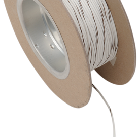 100' Wire Spool - 18 Gauge - White/Brown