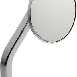 No. 7 Solid 3-1/4" Round Mirror - Chrome - Right