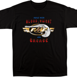 Blood Sweat Grease T-Shirt - Black - medium