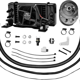 10-Row Oil Cooler Kit - With Fan - Low-Mount2489