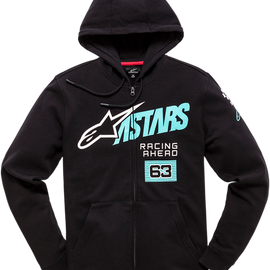 Title Zip-Front Hoodie - Black - XL