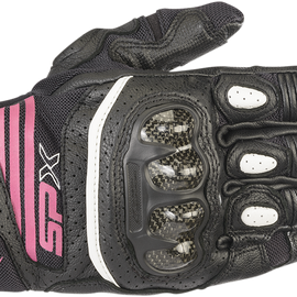 Stella SPX AC V2 Gloves - Black /Fuschia - Large