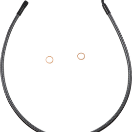 Brake Line - Front - 12 mm - 35° - 30" - KARBONFIBR