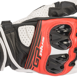 GP Plus R v2 Gloves - Black/White/Red - Small