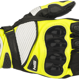 SP-1 V2 Gloves - Black/White/Yellow - 3XL