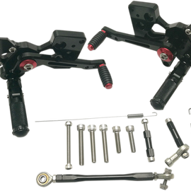 MGP Rearset - Black - Kawasaki