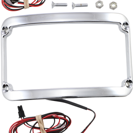 License Plate Frame - Lighted - Chrome