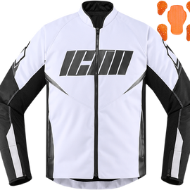 Hooligan Jacket - White - Large