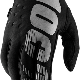 Youth Brisker Gloves - Black/Gray - Medium