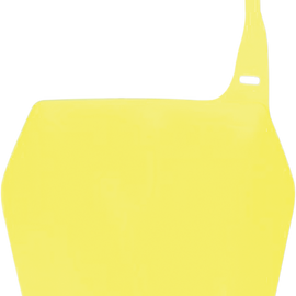 Front Number Plate - Yellow - Suzuki
