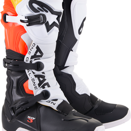 Tech 3 Boots - Black/White/Orange - US 12