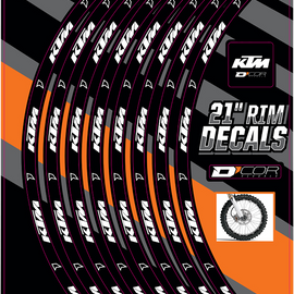 Rim Decal - KTM Logo - 21" Front