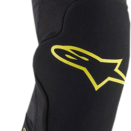 Paragon Plus Knee Guards - Black/Yellow - Small