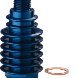 Rear Brake Caliper Cooler - Blue