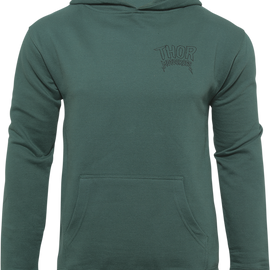 Youth Metal Fleece Pullover - Green - Large