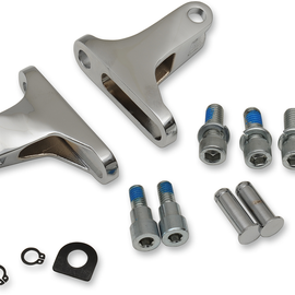 Passenger Footpeg Mount - Chrome - FLT