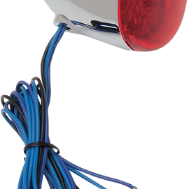 Turn Signal - LED - Chrome/Red