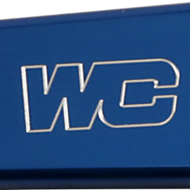 Rear Billet Brake Cover - Blue - Kawasaki/Suzuki