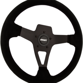 Edge Series Steering Wheel - Black Suede