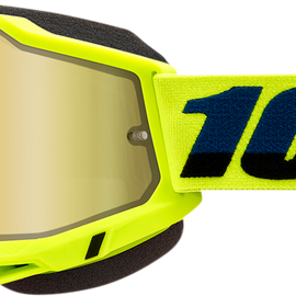 Accuri 2 Snow Goggles - Fluo Yellow - Gold Mirror