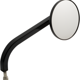 No. 7 Standard 3-1/4" Round Mirror - Black - Right