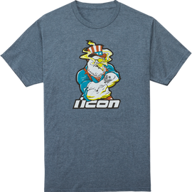 Freedom Spitter T-Shirt - Heather Navy - 3XL