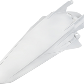MX Rear Fender -  KTM White - KTM