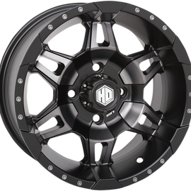 Wheel - HD7 - Front/Rear - Black - 14x7 - 4/156 - 4+3