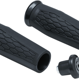 Grips - Hex - 1" - Black