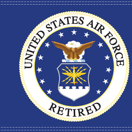 Retired Air Force Flag - 10" x 15"