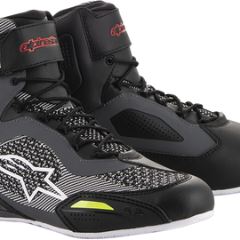 Faster-3 Rideknit Shoes - Black/Gray/Red/Yellow - US 7.5